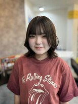 アラレ(ARARE)&nbsp;オリーブベージュ×レイヤーbob