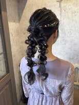 ディーヴァヘアーエズ(DIVA hair Eze)&nbsp;【natsuki】ツイン編みおろし/編みおろし/ロング