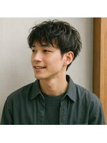 スープレックス ヘアーデザイン(SOUPREX HAIR DESIGN) ツーブロックマッシュショートくせ毛風パーマ 20代 30代 40代