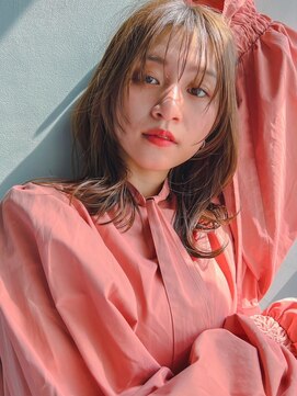 ジル 天神 福岡大名(ZEAL) 【ZEAL天神】シースルーバング+ガーリーブラウン★New Open