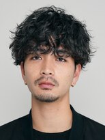 フィフス(fifth)&nbsp;原宿スパイラルパーマメンズカットラウンドマッシュメンズパーマ