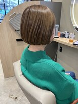 ヘアーザラブズラフズ オーガニカ 北九州(HAIR THE LOVES LAUGHS ORGANICA) ミニボブ×脱白髪染め