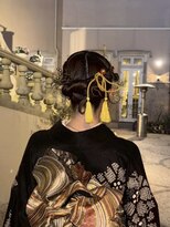シアン ヘア デザイン(cyan hair design)&nbsp;【cyan】和服に合う一癖あるアレンジ☆