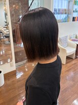 モア 下通店(MORE)&nbsp;酸性ストレート／縮毛矯正／切りっぱなしボブ