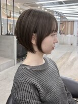 ロンドアジュール 横浜(Lond azur) @ショート/オリーブベージュ/ボブ/30代40代50代/横浜