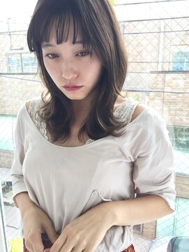 レス 伏見(LESS) <LESS>顔の丸みやエラが気になる方はオススメのセミロング。