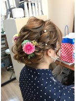 ロカット サロン(Roquat Salon) ふわもこロングアップアレンジ【ヘアメイクアップ 立川南口】