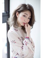 フェリア 緑地公園(FERIA)&nbsp;バレイヤージュ＊セピアグレージュ＊外人風アッシュ＊ロブ