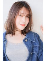 オブハーツ 八王子みなみ野店(OF-HEARTS) シースルーバングが可愛い☆ミディボブ【オブハーツ みなみ野】