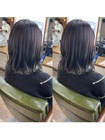 ヘアーサロン リバース(Hair Salon Rebirth)&nbsp;【防府/Rebirth】ダークラベンダー×グレー