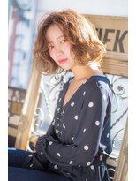 ロンド エスポワール 錦糸町(Lond espoir)&nbsp;【副店長シバタ】ランダムウェーブがお洒落なハイトーンボブ☆