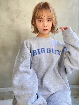 ケイト(kate) 【kate 大宮】くびれカジュアルボブxミルキーベージュ