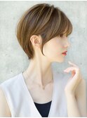 前髪あり大人ショート20代30代40代【AIN.表参道】川原大地