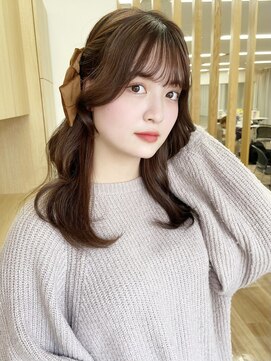 ラルム 新宿(LARME) 360度盛れる似合わせ顔まわりカット/韓国ヘア/前髪【Kaya】
