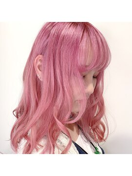 キジ(KIJI) 外国人風カラー×フューシャーピンク