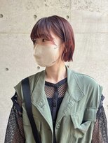 ヘアーデザイン アルエ(HAIR×design ARUE)&nbsp;暖色カラーのミニボブ