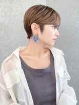 ロンド レグリーズ 立川(Lond leglise)&nbsp;ショート×顔周り×前髪×シルキーベージュ×グレージュカラー