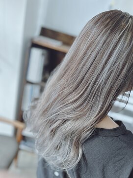 ザ カラー ラボ(THE COLOR LABO) 韓国巻き　フルハイライト　グレージュ