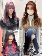 なんといっても【ハイトーンカラー＆デザインカラー】が大人気♪ダブルカラーでLee梅田店に勝るものなし☆