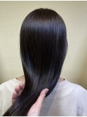 《直方／縮毛矯正》セミロングヘアー