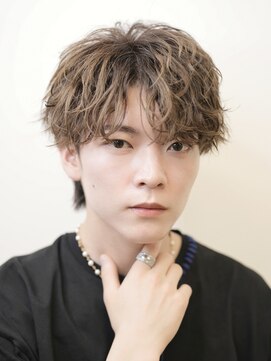 プルーブトウキョウ 渋谷(PROVE TOKYO) 波巻きツイストスパイラルパーマコンマバングマッシュ