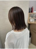 切りっぱなしボブ