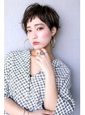 【marfe】ベリーショート＿ショートウルフ＿ニュアンスパーマ