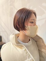 パースラヴ(PERS'LOV)&nbsp;大人ボブ×オレンジベージュ