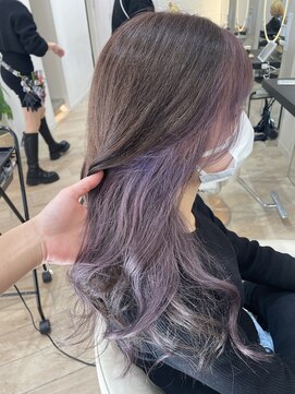 アーチバイケンジ(arch by kenje) ベージュ×ラベンダー