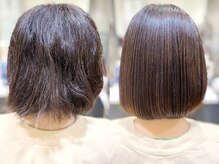 シェア 梅田 バイ ケーツー(SHARE 梅田 by k-two)の雰囲気（酸性縮毛矯正で扱いやすくダメージレスな艶髪[@大阪梅田茶屋町]）