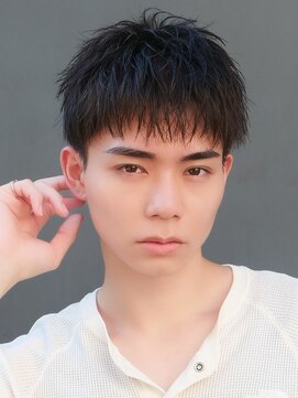 エルマーク 堺東(L-MARK) ツイストスパイラル/スパイラルパーマ/メンズ/マッシュ/眉毛