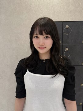 ザザ ZA/ZA 茗荷谷 透ける黒髪ヘア