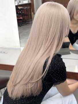 ニコ トウキョウ 渋谷(nico TOKYO) ミルクティーベージュダブルカラーハイトーン韓国レイヤー