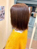 ヒラトヤ 肴町店&nbsp;大人可愛い抜け感丸みショートショートボウブ秋ヘアー