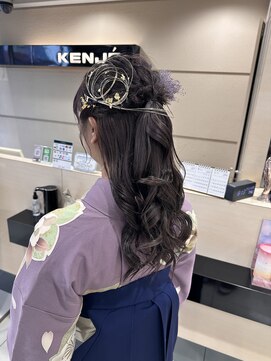 ケンジ 東戸塚(KENJE) ピンクベージュ/アンブレラカラー/前髪/東戸塚