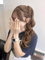 ネオリーブシェリエ 浅草店(Neolive cherie) 編み上げハーフツイン / ヘアアレンジ