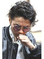 ミルクティース(Milk Teeth) オールバックルードカール　刈り上げイメチェン
