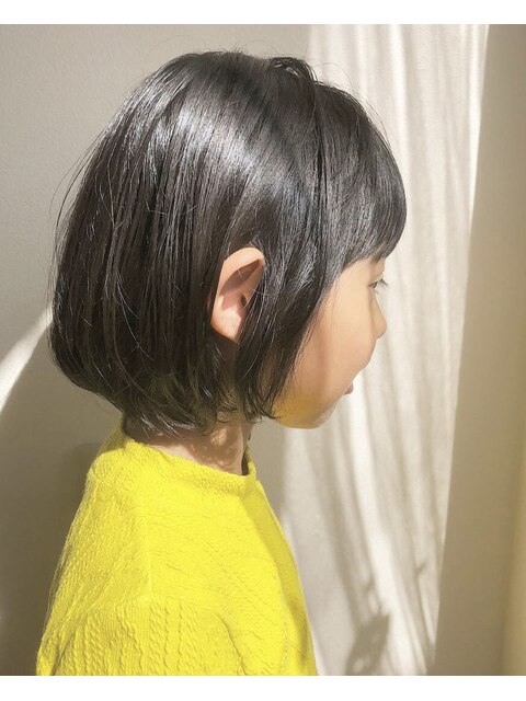 【ao hair garden】キッズボブ×耳掛けワンカール