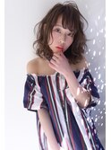 【Emuest心斎橋】ラグジュアリーミディ×くせ毛風無造作カール