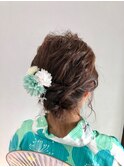 【THREE STAR】浴衣ヘアアレンジ