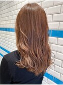 【藤原三知代】ラベンダーブラウンでナチュラルオフィスヘア