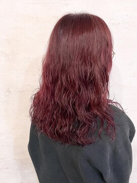 シェリッシュ ノース(Sheriche North) パーマ×チェリーレッド