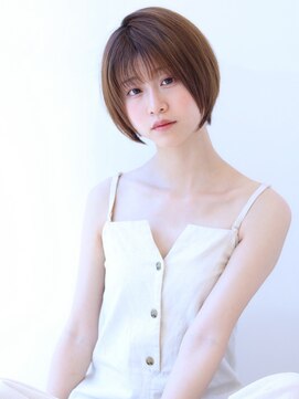 オーロ 宝塚店(ORO) 【大人可愛い20代30代40代ひし形丸み前下がりショートボブ】
