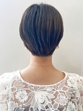 ハピネス クローバー 学園前店(Happiness CLOVER) 丸みショート/髪質改善/ベージュ/透明感/20代30代40代50代