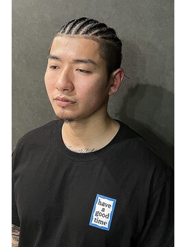 ワンオーエイト(One o Eight) コーンロウスタイル