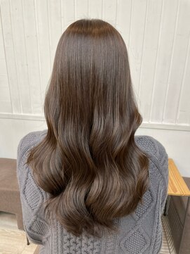 ネウィ 八王子(newi) 韓国風大人かわいい艶巻き髪/ふんわりカール#アースカラー