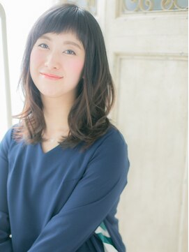 モッズ ヘア 福岡姪浜店(mod's hair) mod's姪浜/モノトーングレージュカラーカラーくせ毛風ミディg