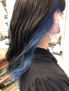 エムズアルカディア(M'Z ARCADIA) ダークカラー×インナーブルー