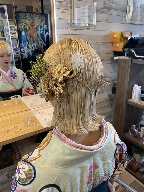 卒業式ヘアセット