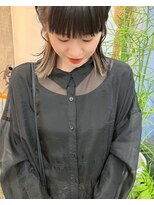 マメ(mame)&nbsp;モードカラー/design color/前髪あり/long bob